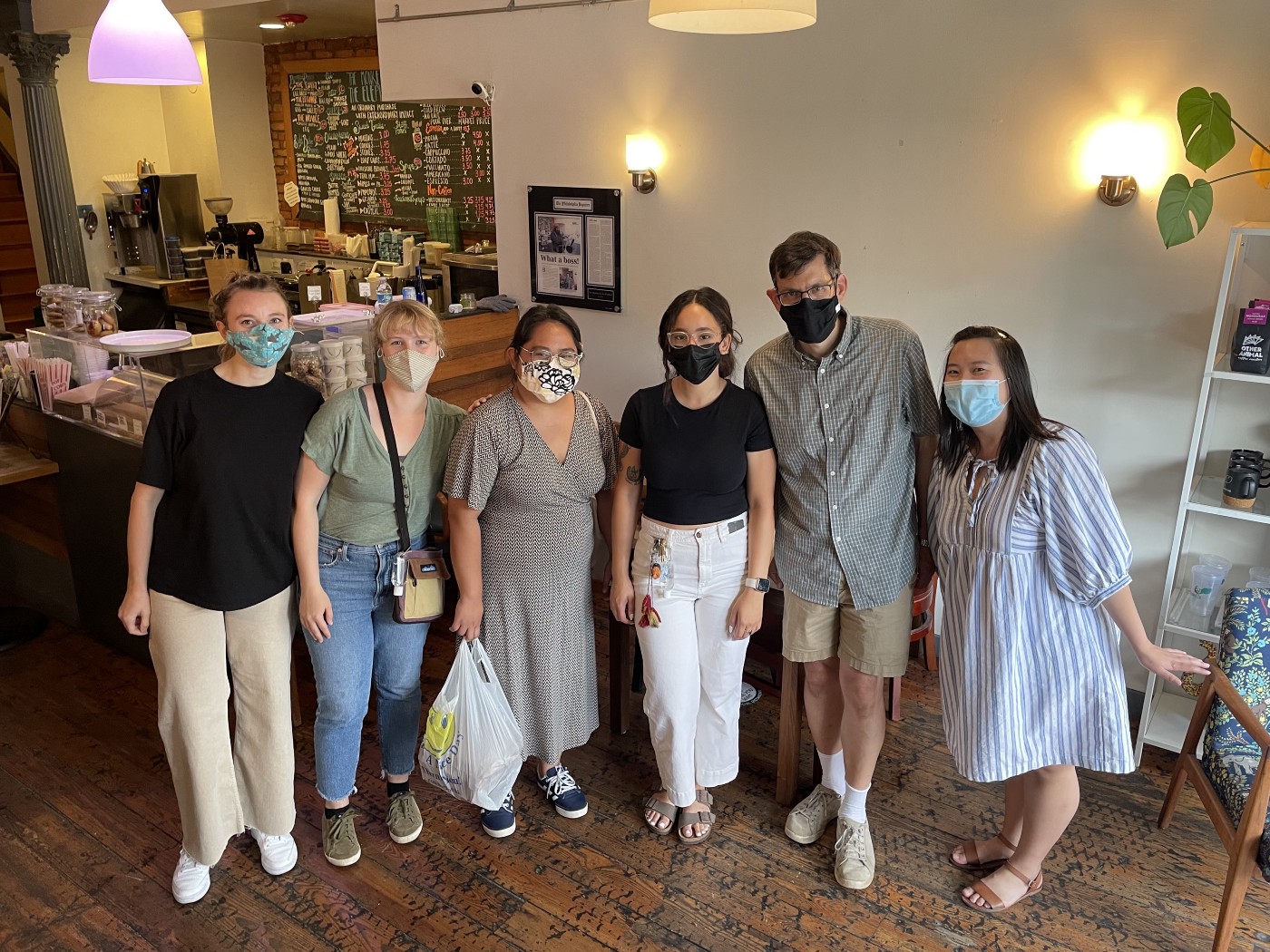 Photo of Resolve Philly staff members at The Monkey & The Elephant Sound OFF event in July 2021. Photo by Derrick Cain.