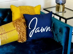 A Philly "jawn" pillow